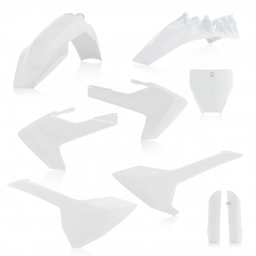 KIT PLÁSTICOS COMPLETO ACERBIS HUSQVARNA TC 85 2018 - 2021 - BRANCO